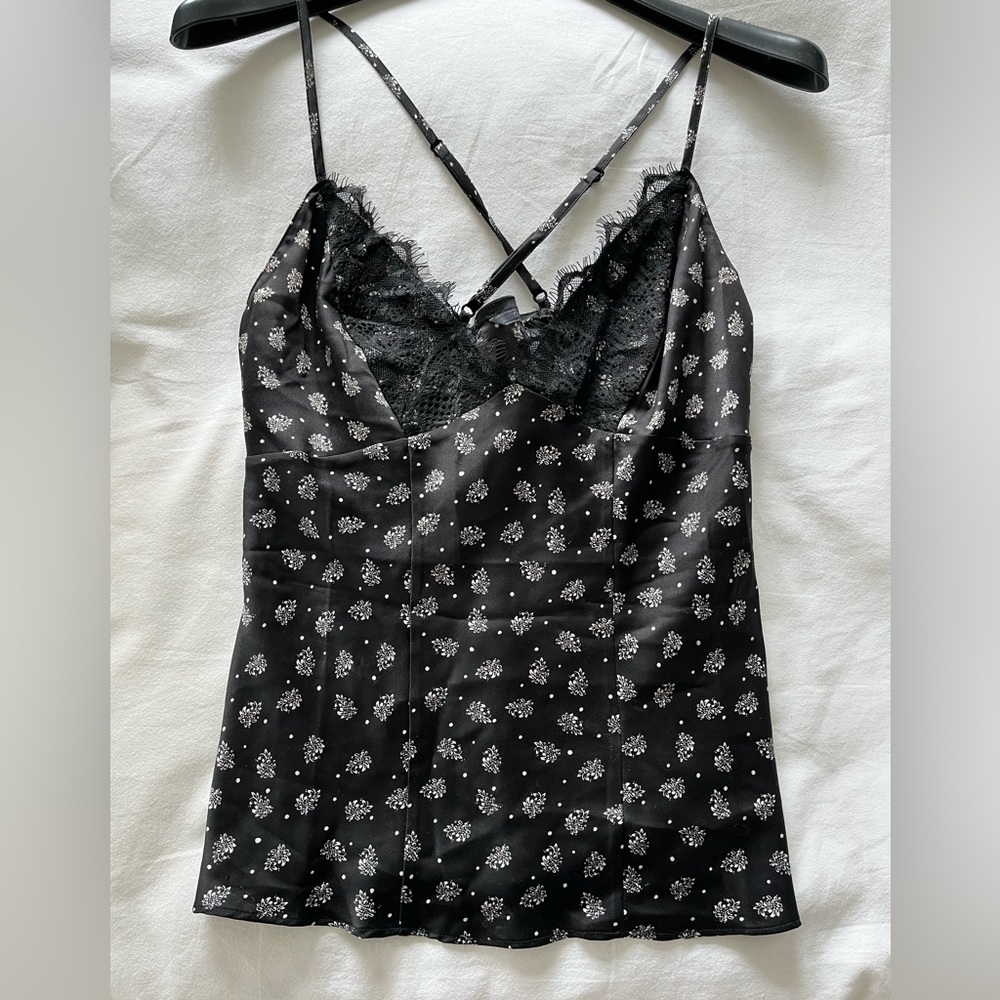 Guess silk crossover tank top